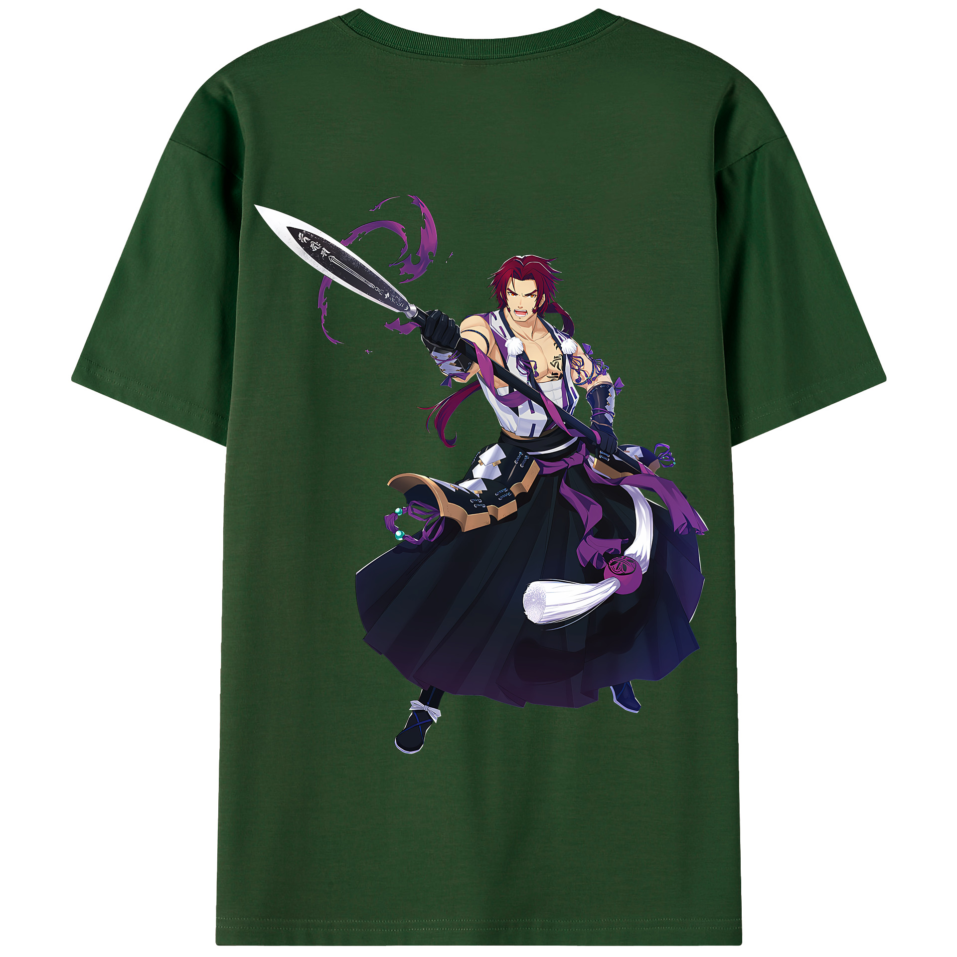 （画像用） 刀剣乱舞 Touken Ranbu 綿100％半袖Tシャツ（背面プリント）